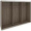 Низкий корпус шкафа-купе + трэк (3-х секционный)
