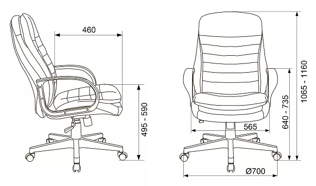 фото кресло T-9950PL №5