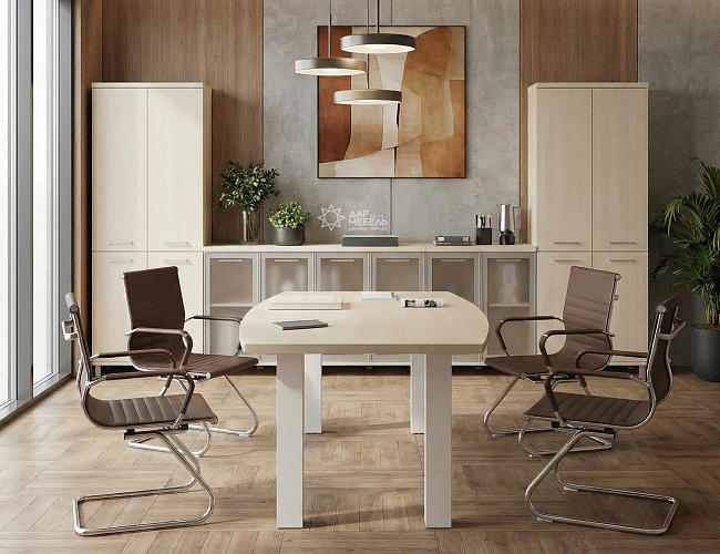 фото столы First Metal Maple №2