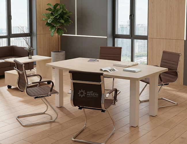 фото столы First Metal Maple №3