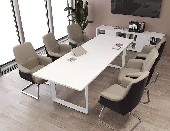 фото столы Onix Metal-O White №2