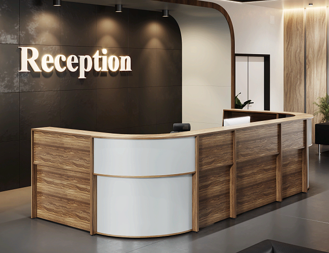 фото стойка ресепшн Агат