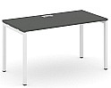 Стол письменный на металлокаркасе на П-образных опорах 40х40