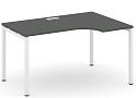 Стол рабочий эргономичный на П-образных опорах 40х40 (Левый/Правый)